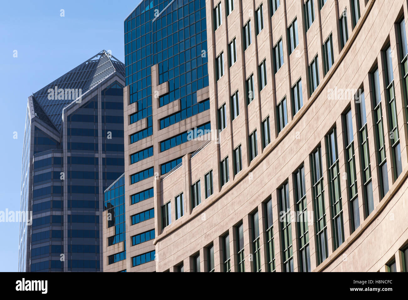 Il centro cittadino di San Diego edifici, California, USA. Foto Stock