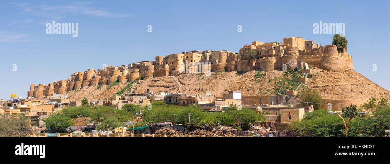 Jaisalmer fort nel Rajasthan, India Foto Stock