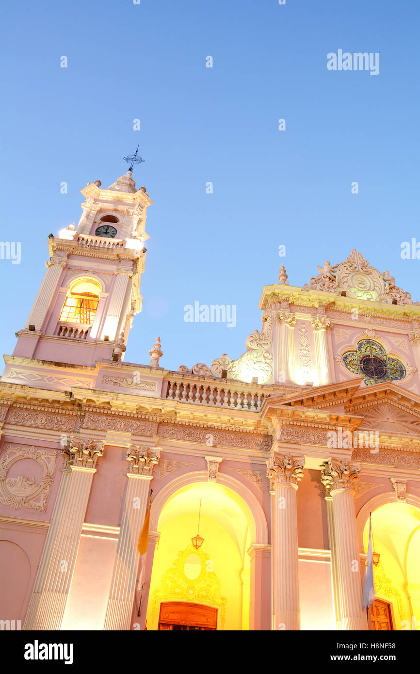 Basilica e Convento di San Francisco a Salta Argentina del nord. Foto Stock