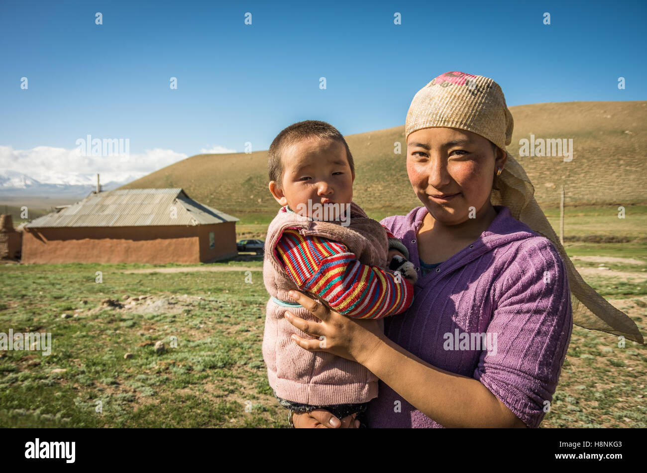 Alay Valle persone Foto Stock