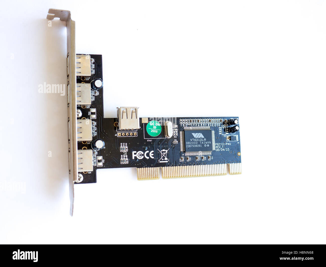 GOMEL, Bielorussia - Luglio 13, 2016. Scheda di rete Acorp. Acorp Corp Int. - La società di Taiwan da Taipei che sviluppa il networking Foto Stock