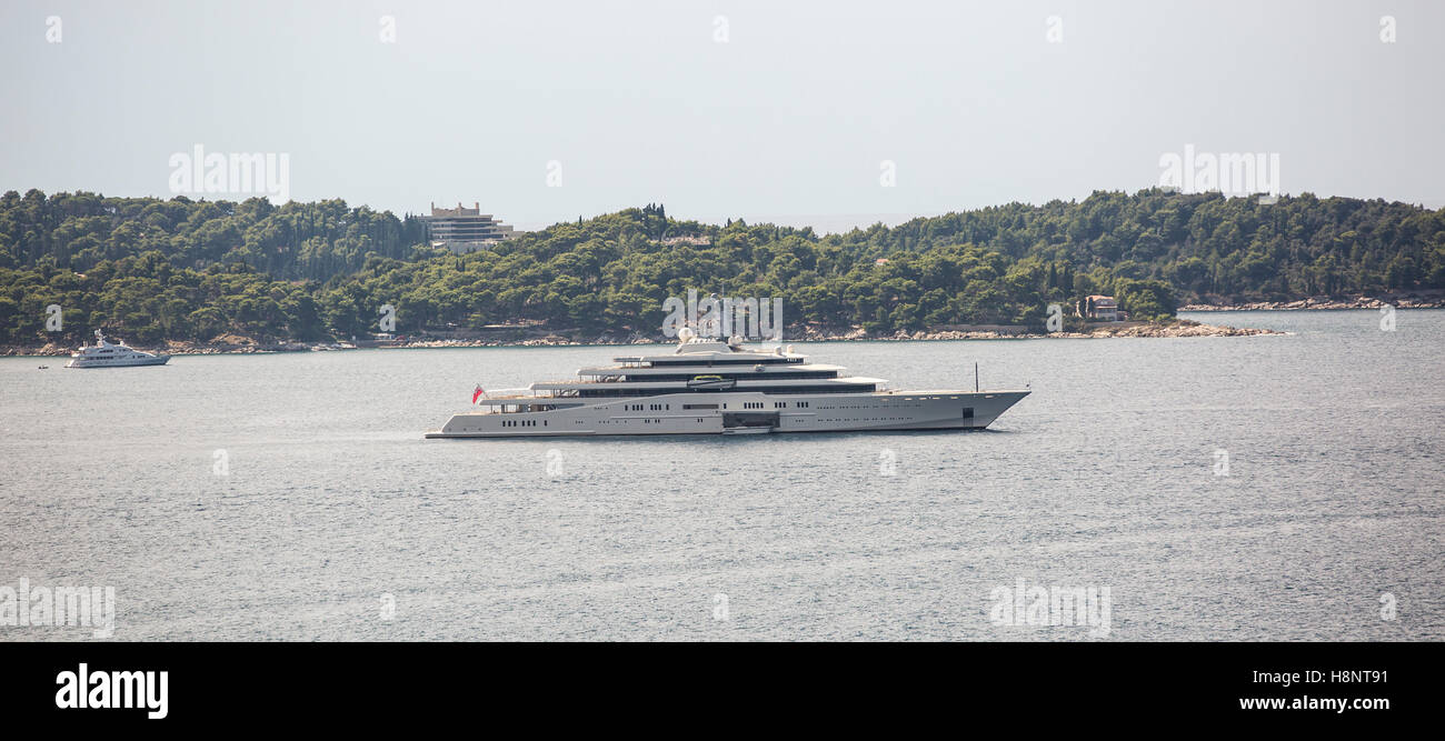 Eclipse in Cavtat Foto Stock