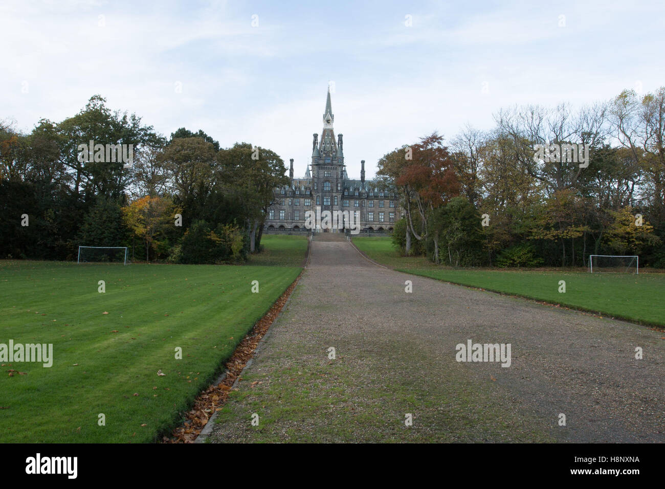 Edimburgo, Scozia, 5th, novembre 2016 viste esterne di Fettes College. Foto Stock