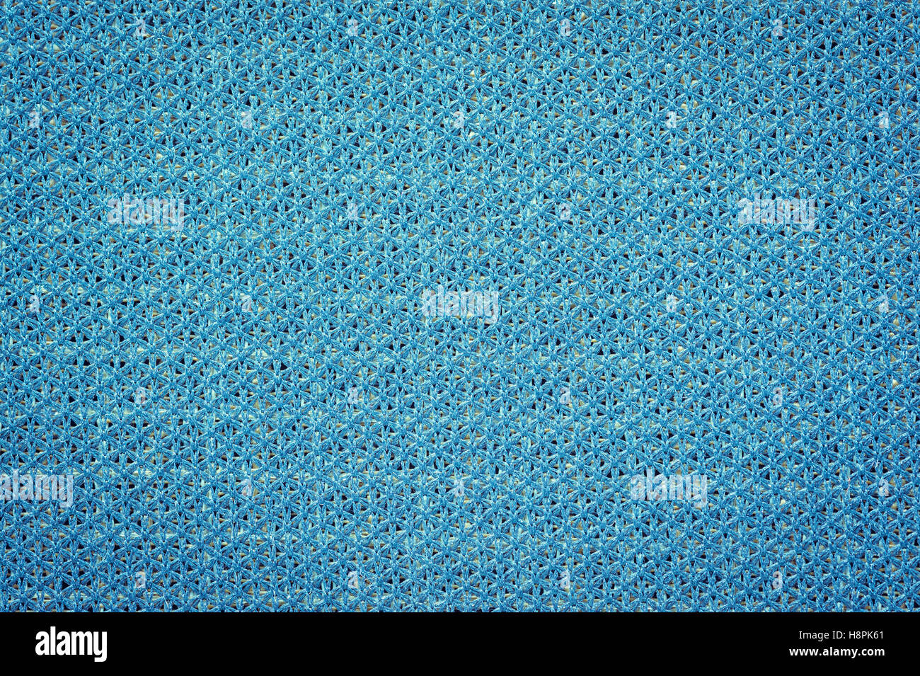 Abstract blu vintage textured copertura in vinile con griglia blu panno per uno stile rétro. Foto Stock