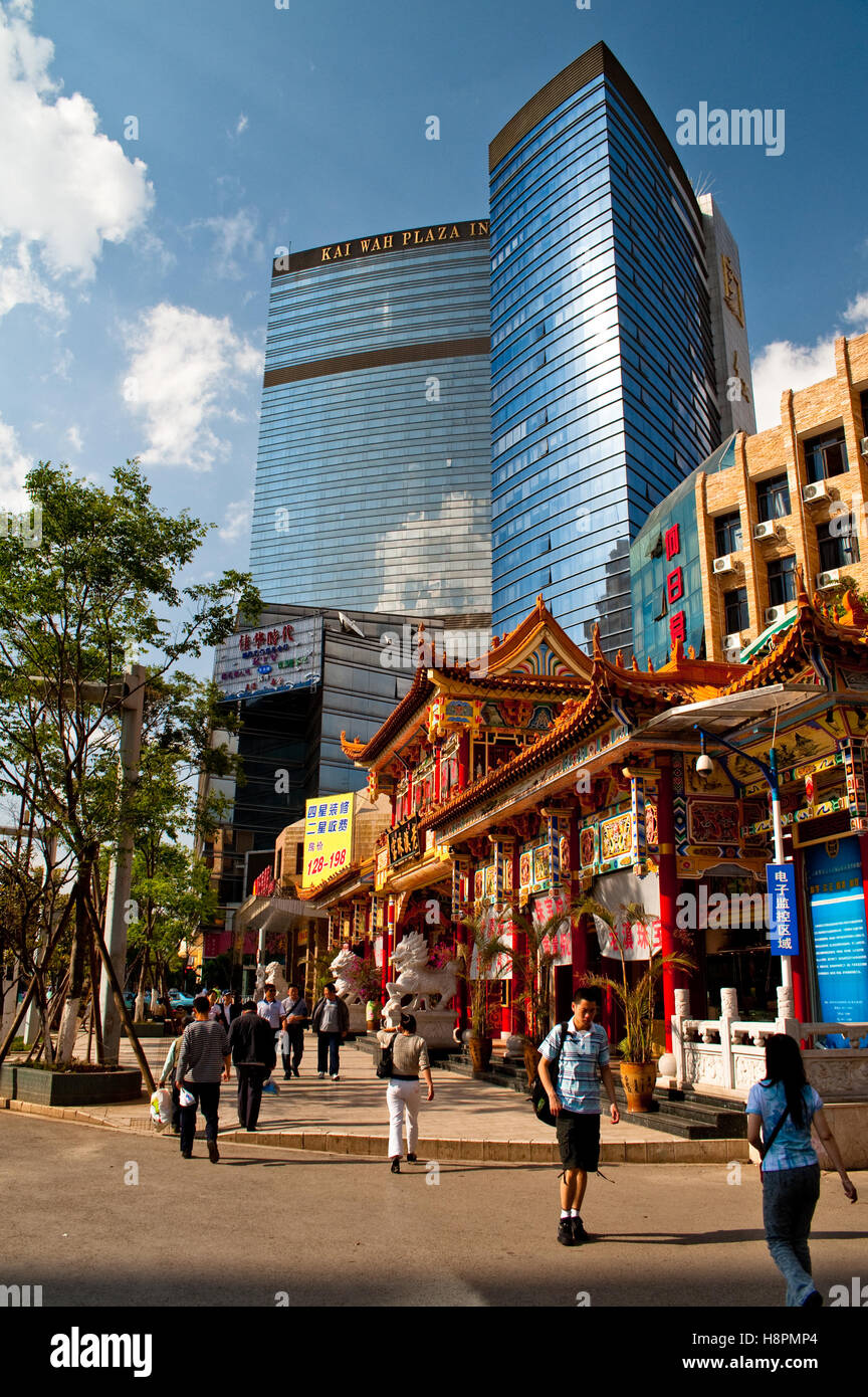 Hotel Kai Wah Plaza In, Kunming, in Cina, Asia Foto Stock