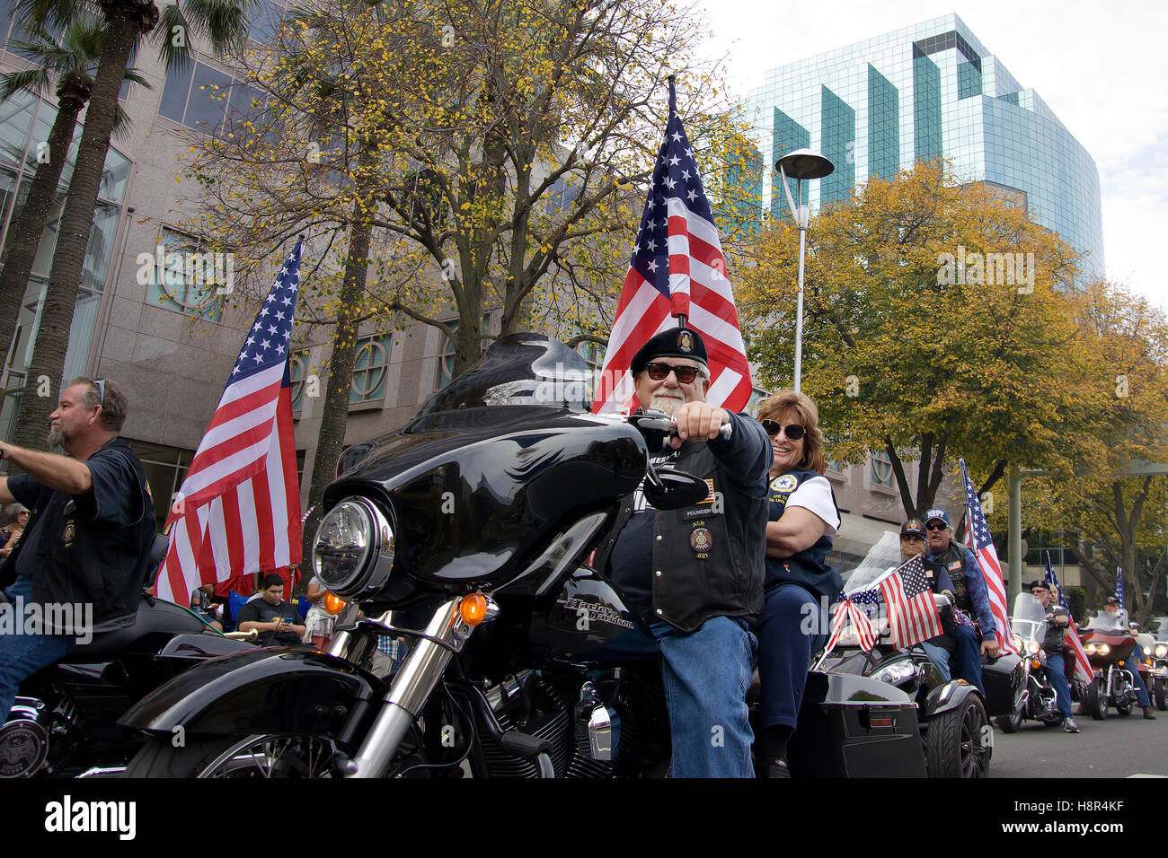 Sacramento Veteran's Day Parade American Legion Foto Stock