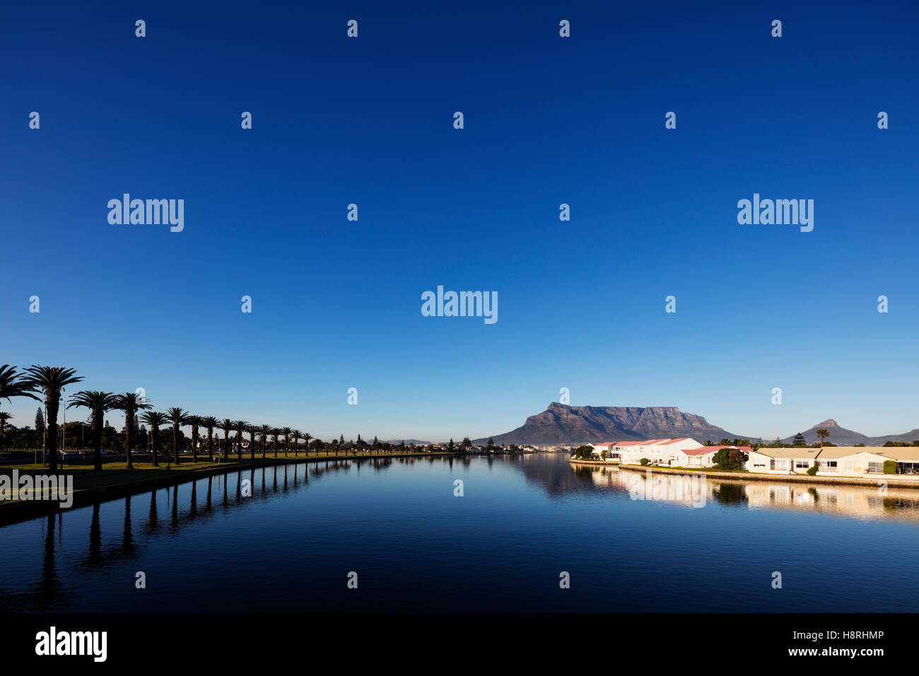 Sud Africa, Western Cape, Città del Capo e di Table Mountain e Milnerton Vlei Foto Stock