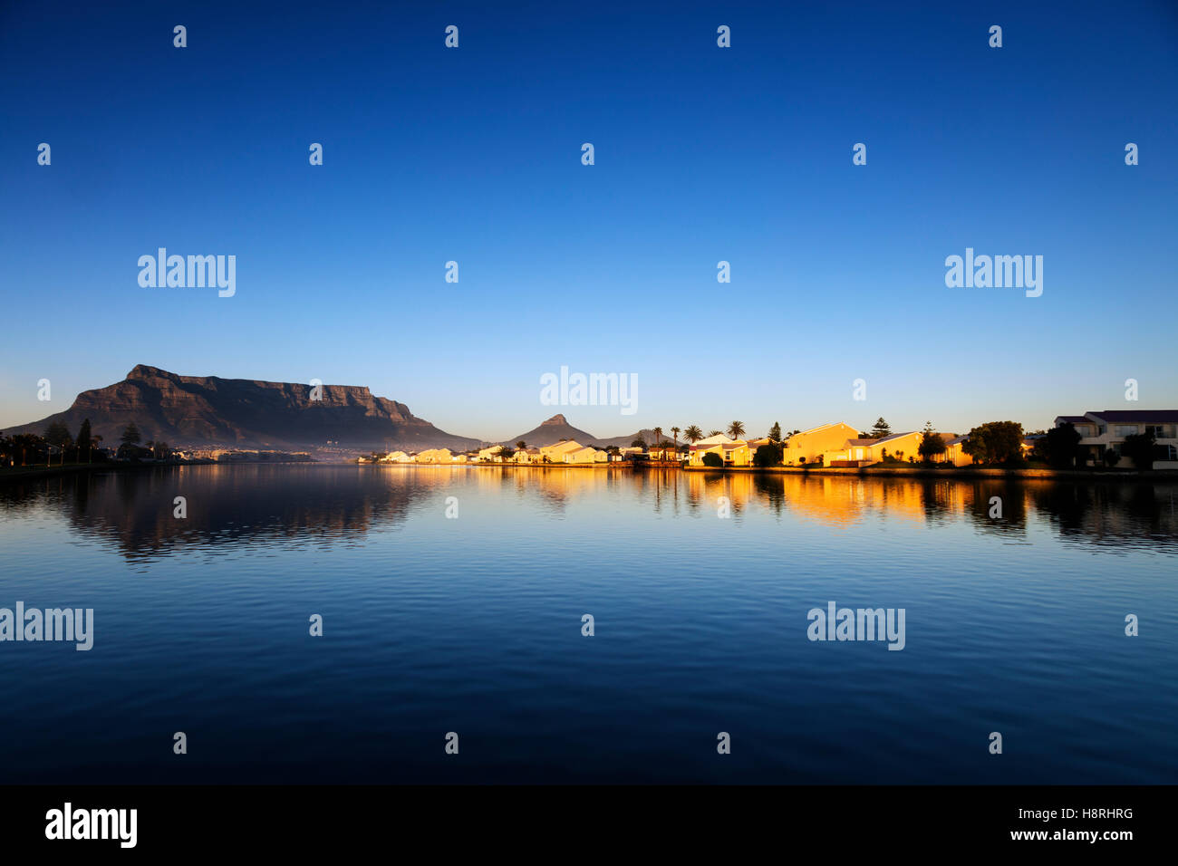 Sud Africa, Western Cape, Città del Capo e di Table Mountain e Milnerton Vlei Foto Stock