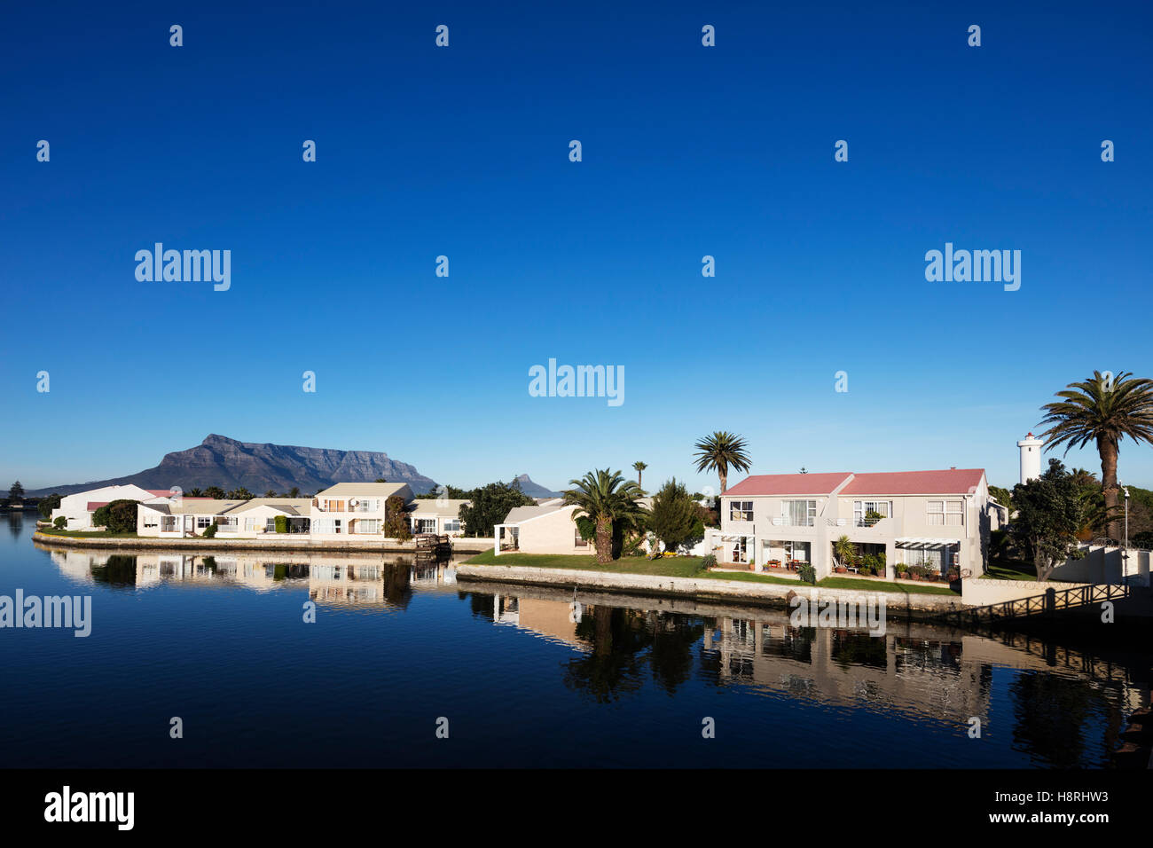 Sud Africa, Western Cape, Città del Capo e di Table Mountain e Milnerton Vlei Foto Stock