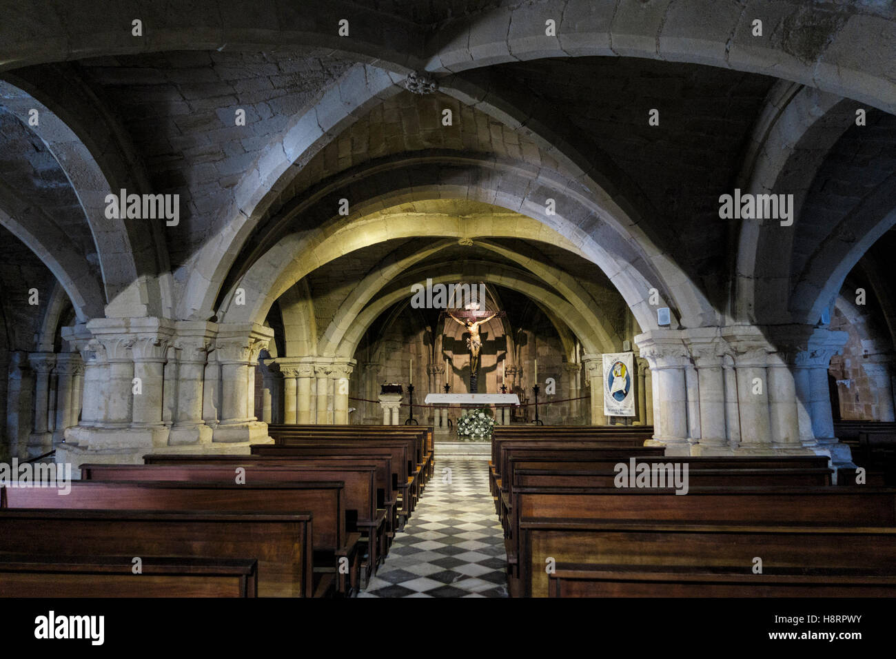 Basilica Cattedrale dell Assunzione della Vergine Maria di Santander, Spagna, Europa Foto Stock