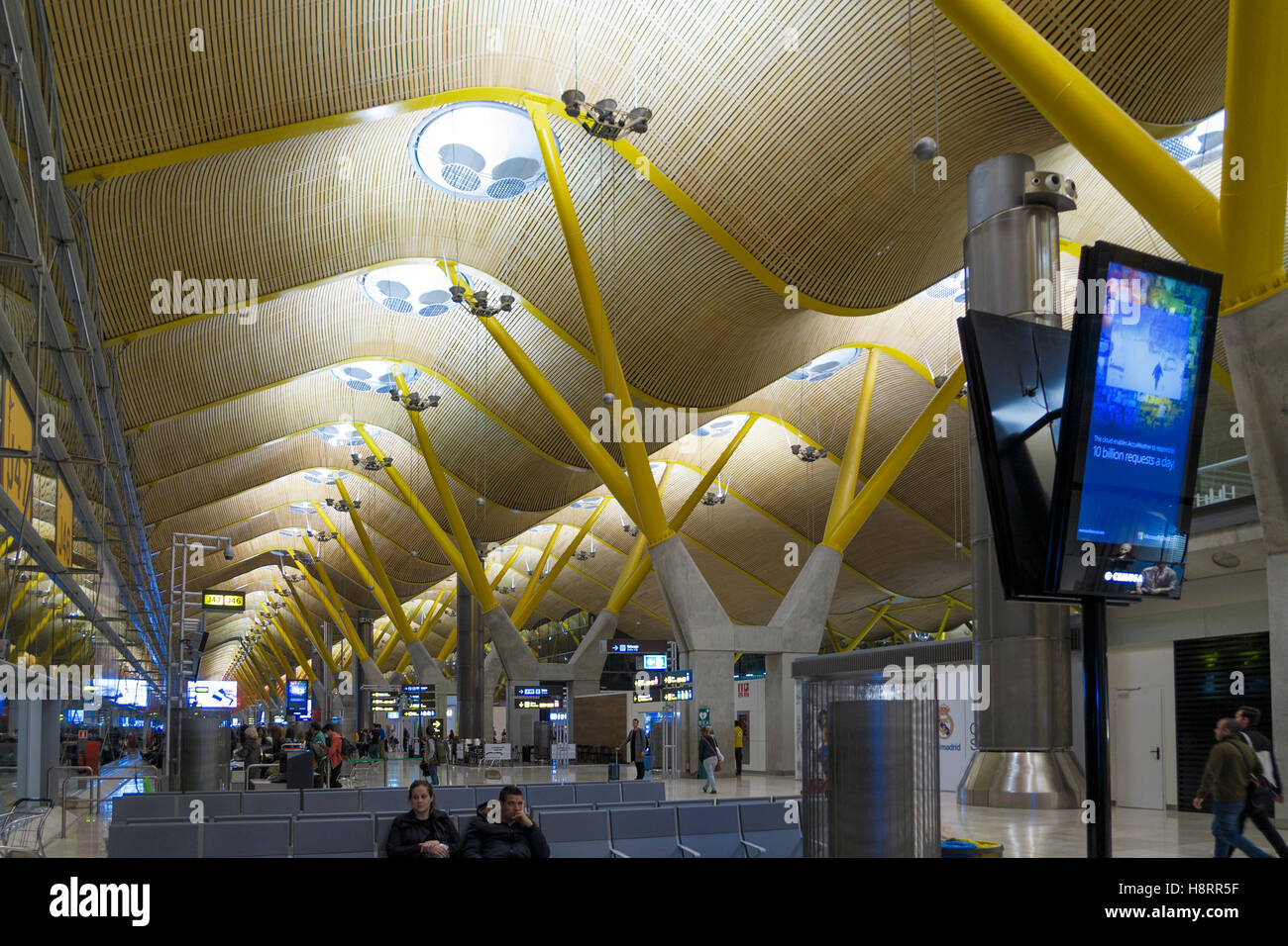 Adolfo Suárez dall' aeroporto di Barajas a Madrid, Spagna Foto Stock