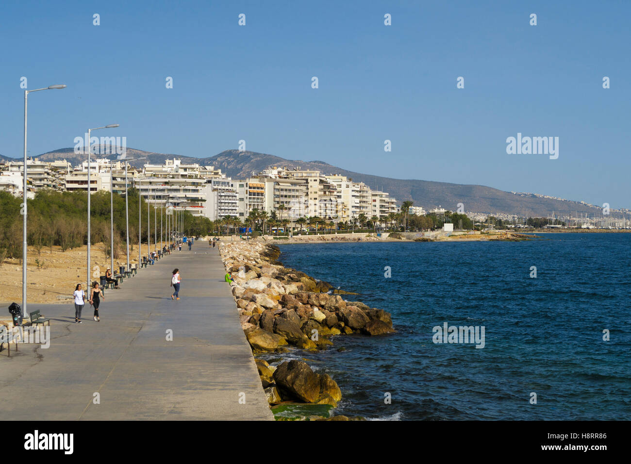 Palio Faliro beach, Atene, Grecia, Europa Foto Stock