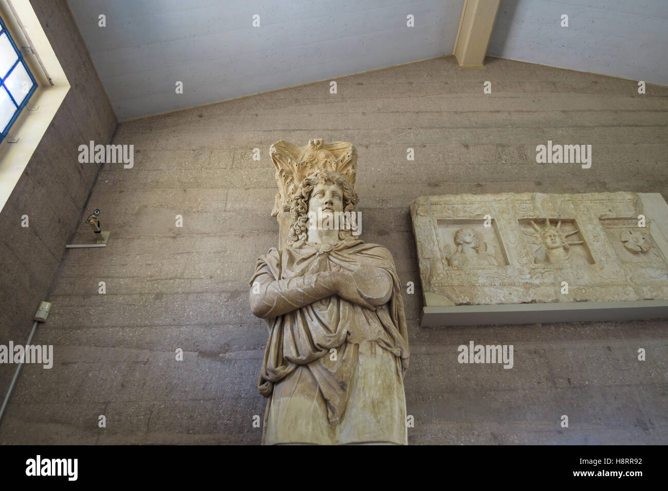 Museo archeologico di Corinto antico, Corinto, Grecia, Europa Foto Stock