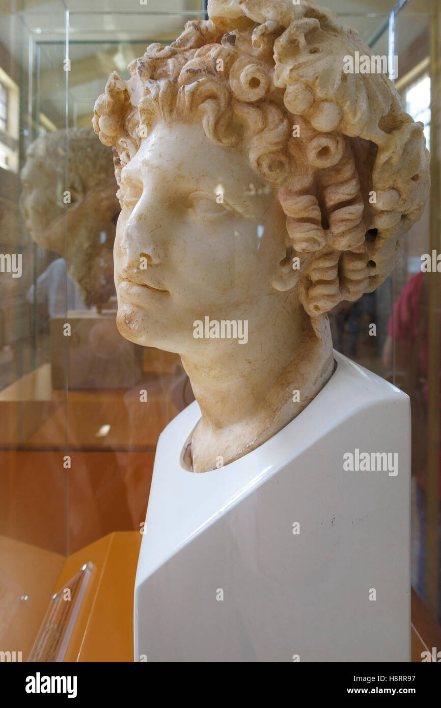 Museo archeologico di Corinto antico, Corinto, Grecia, Europa Foto Stock