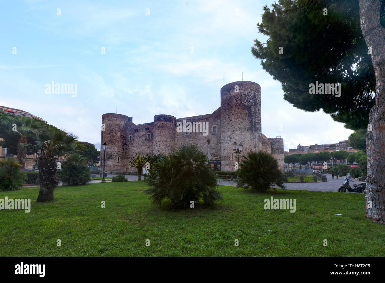Castello Ursino, Catania, Sicilia, Italia Foto Stock