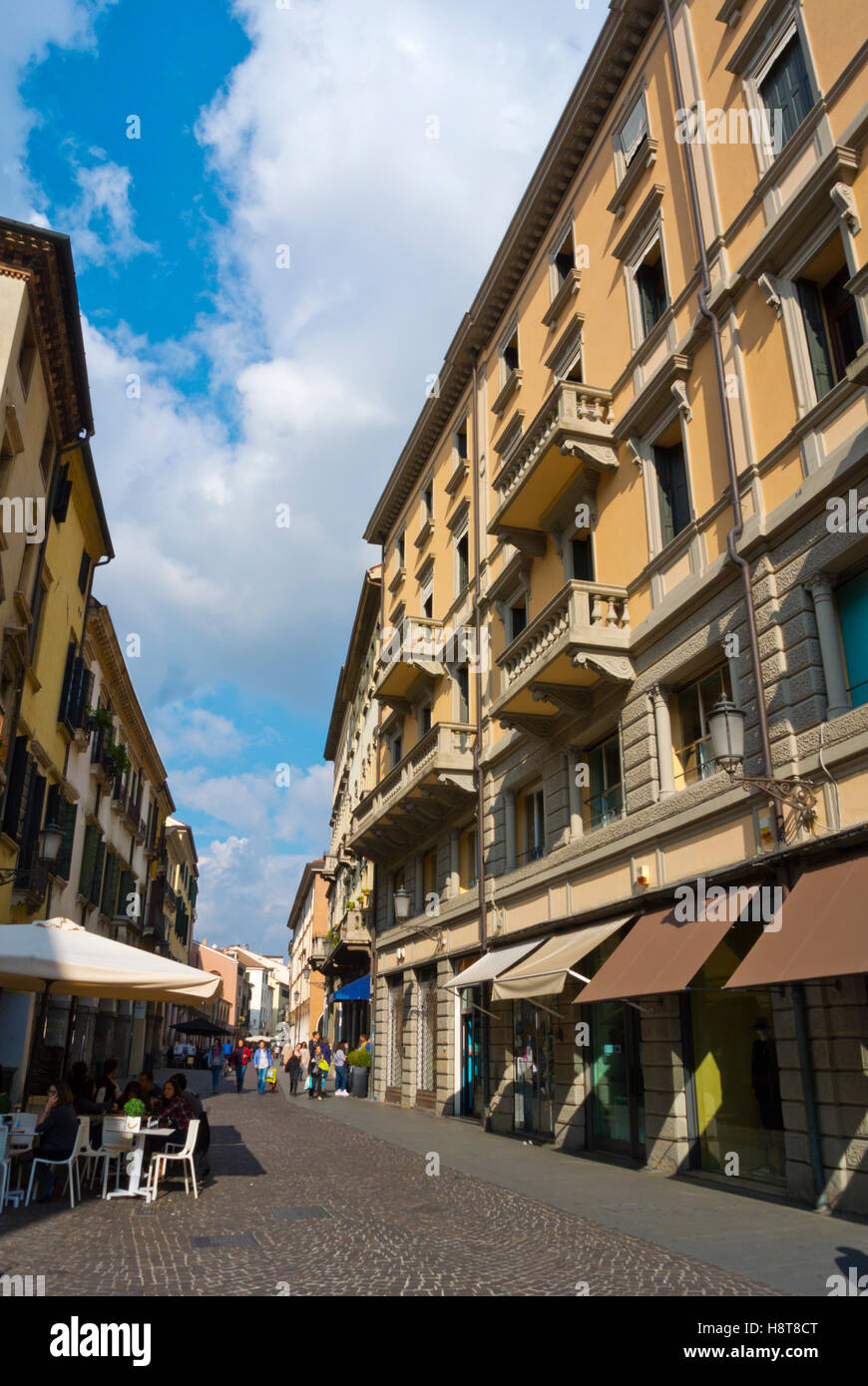 Via Roma, Padova, Veneto, Italia Foto Stock