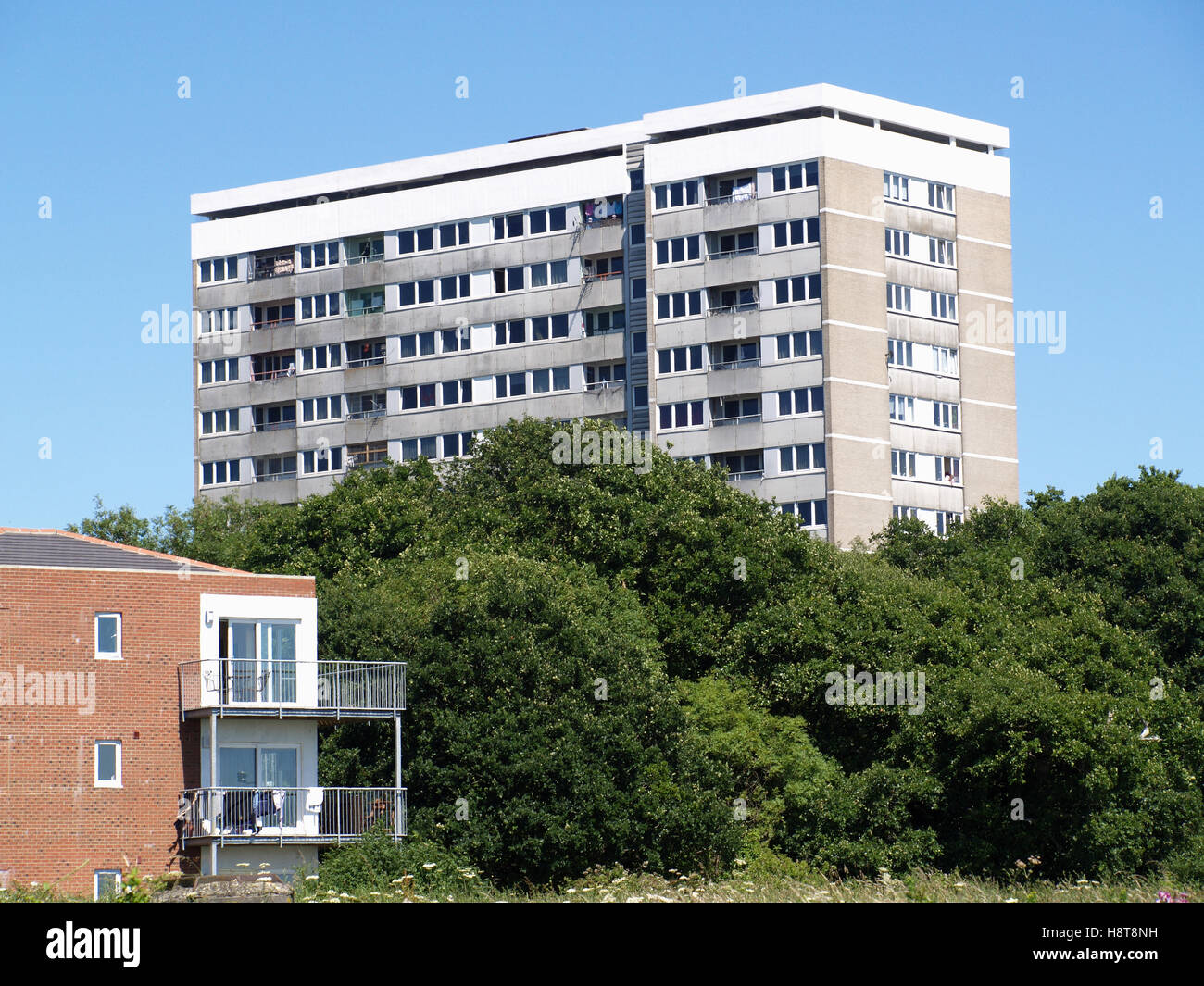 Modo internazionale da Weston a riva, Woolston, Southampton, Hampshire REGNO UNITO Foto Stock