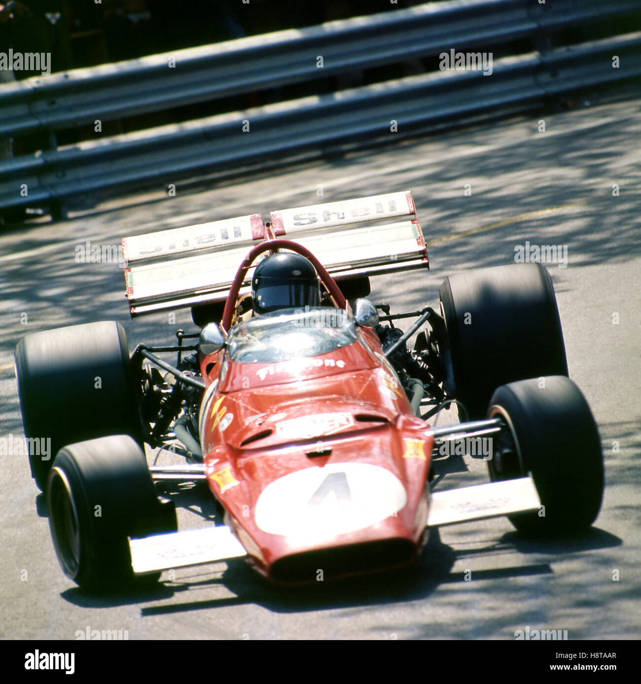 1971 GP spagnolo ICKX FERRARI 312B Foto Stock