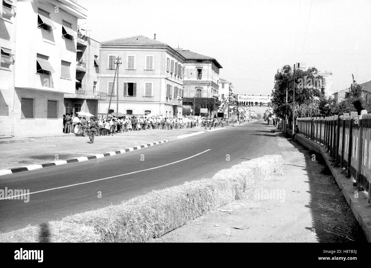 1957 PESCARA GP PANORAMA CIRCUITO DEL VUOTO Foto Stock