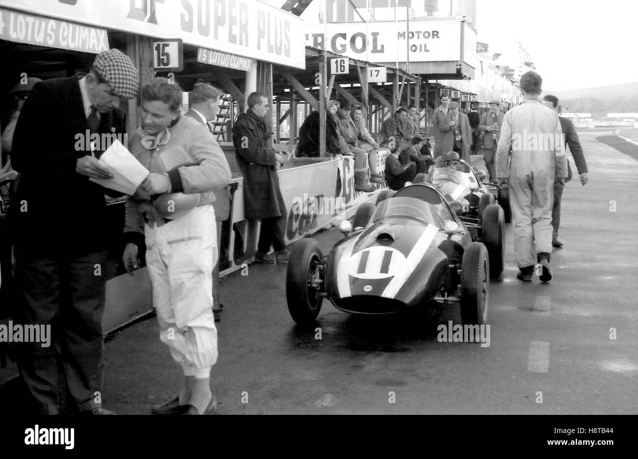 1959 GOODWOOD McLAREN Ken Tyrrell COOPER BOX Foto Stock