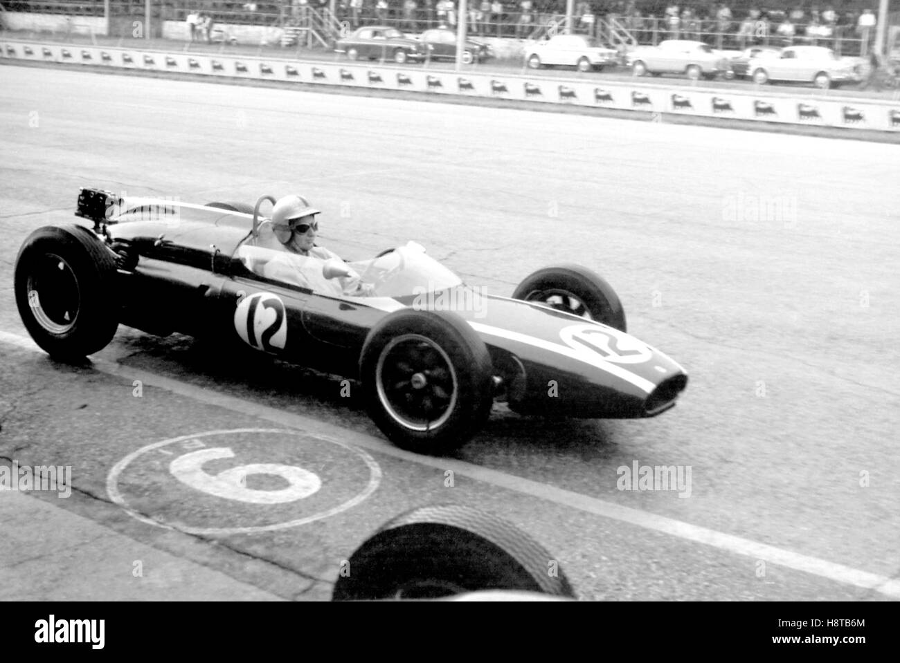 1961 GP Italia McLAREN COOPER T55telecamera integrata Foto Stock