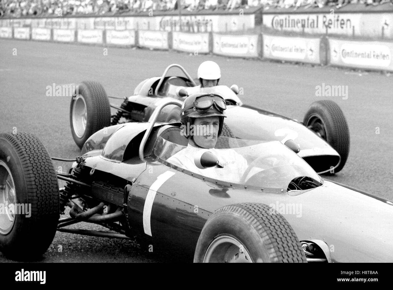 1963 GP DI GERMANIA GRAHAM HILLRICHIE GINTHER BRM P578s Foto Stock