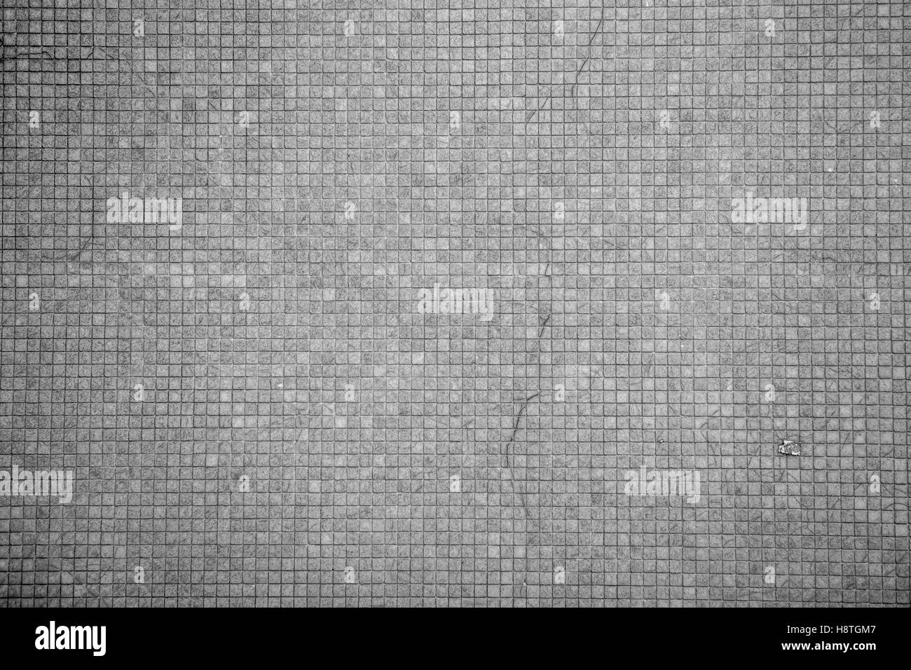 Quadrato grigio Sfondo piastrelle, close up look retrò di piastrelle pattern per la progettazione Foto Stock