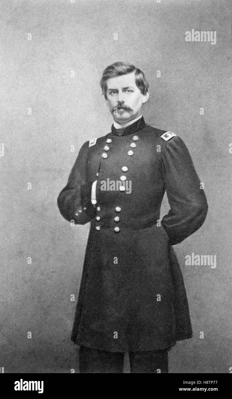 Fotografia , ritratto del generale McClellan Foto Stock