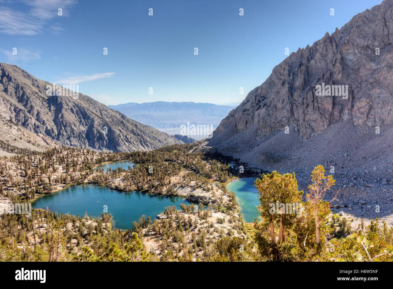 Onion Valley, Sierra Nevada, CA USA Foto Stock