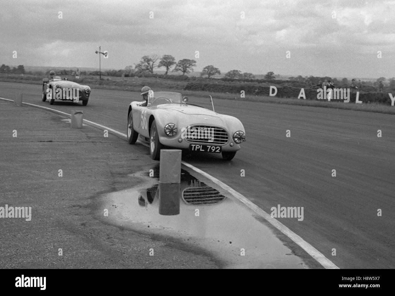 1953 AC Ace prototipo. V.Davison, 8 Club Silverstone 29 maggio 1954. Foto Stock