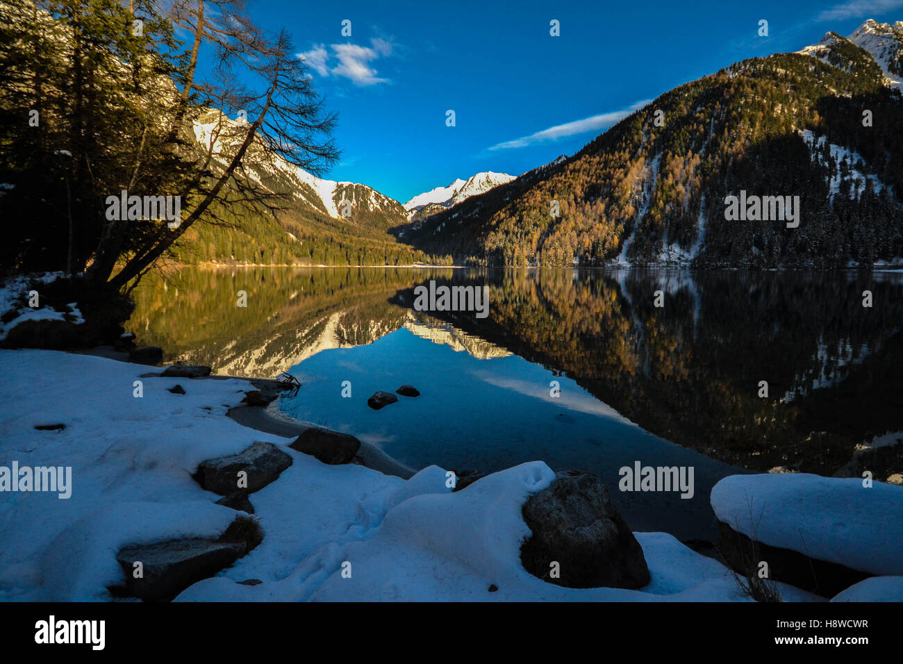 Il lago di Anterselva - lago di Anterselva - altoadige/ sudtirol - Italia Foto Stock