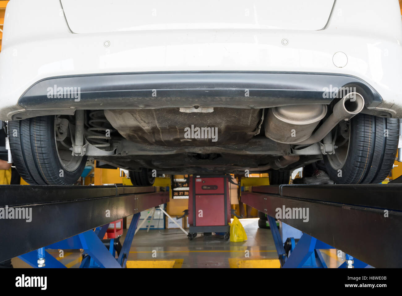 Auto di servizio garage Foto Stock