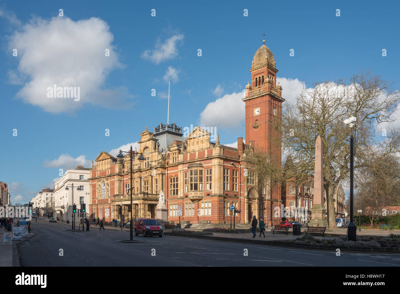 Il Municipio, Leamington Spa Warwickshire, Inghilterra, Regno Unito Foto Stock