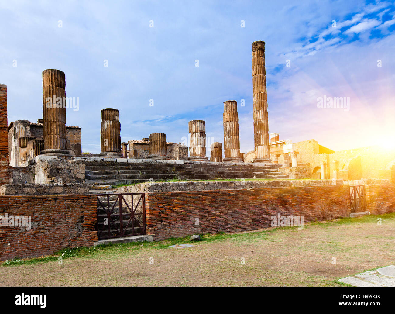 L'Italia. Rovine di Pompei. Foto Stock