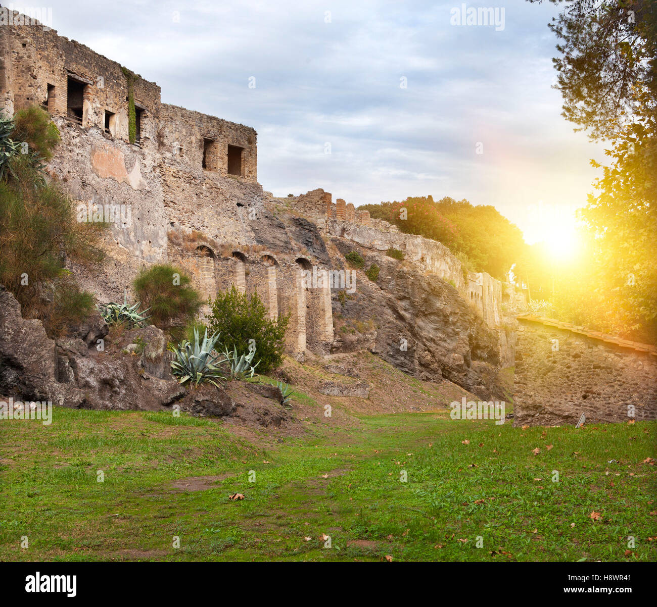 L'Italia. Rovine di Pompei. Foto Stock