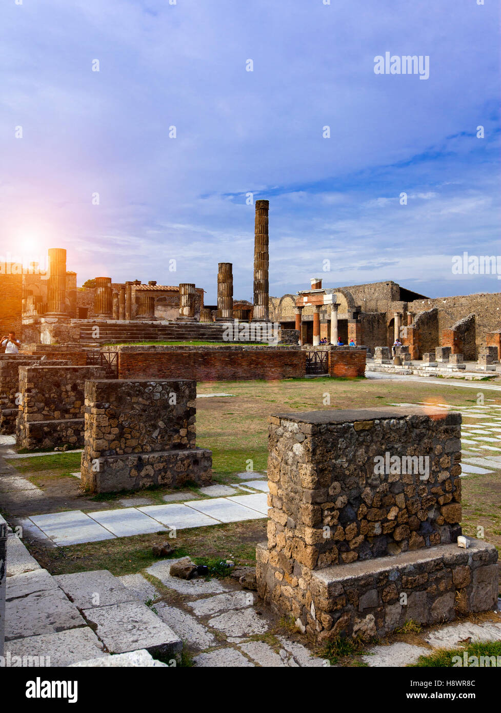 L'Italia. Rovine di Pompei. Foto Stock