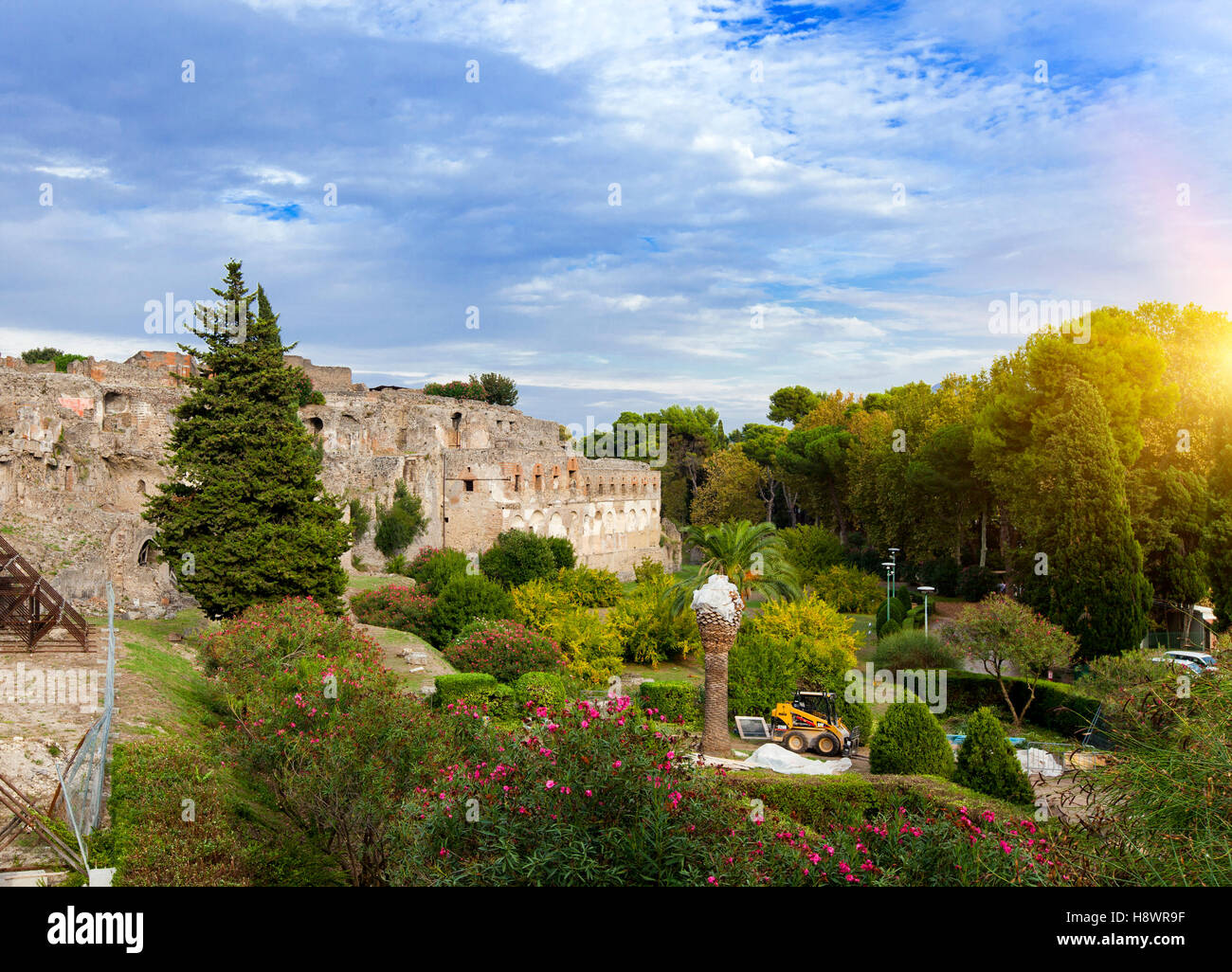 L'Italia. Rovine di Pompei. Foto Stock