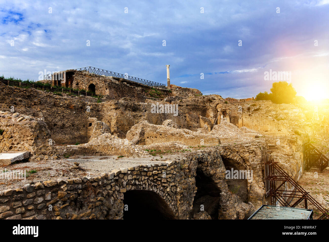 L'Italia. Rovine di Pompei. Foto Stock