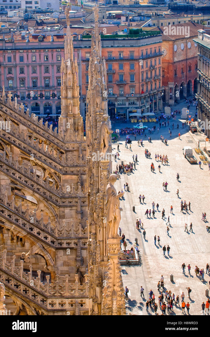 Cattedrale di Milano, Italia Foto Stock
