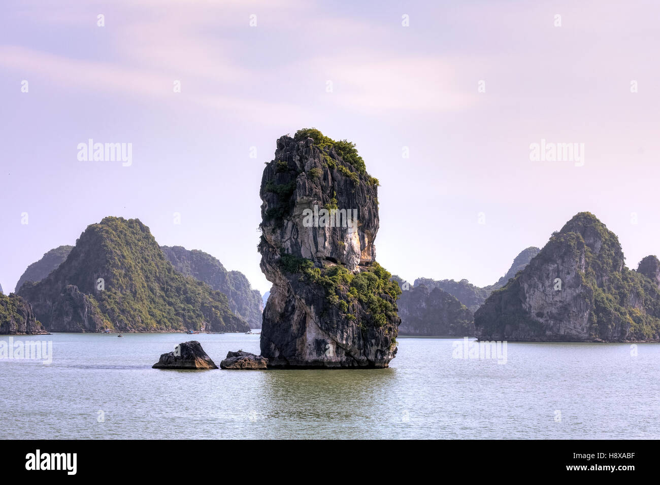 Halong Bay, Vietnam, Indocina, Asia Foto Stock