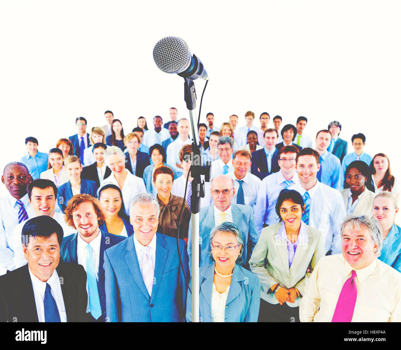 Variazione etnica la gente di affari Corporate Team Concept Foto Stock