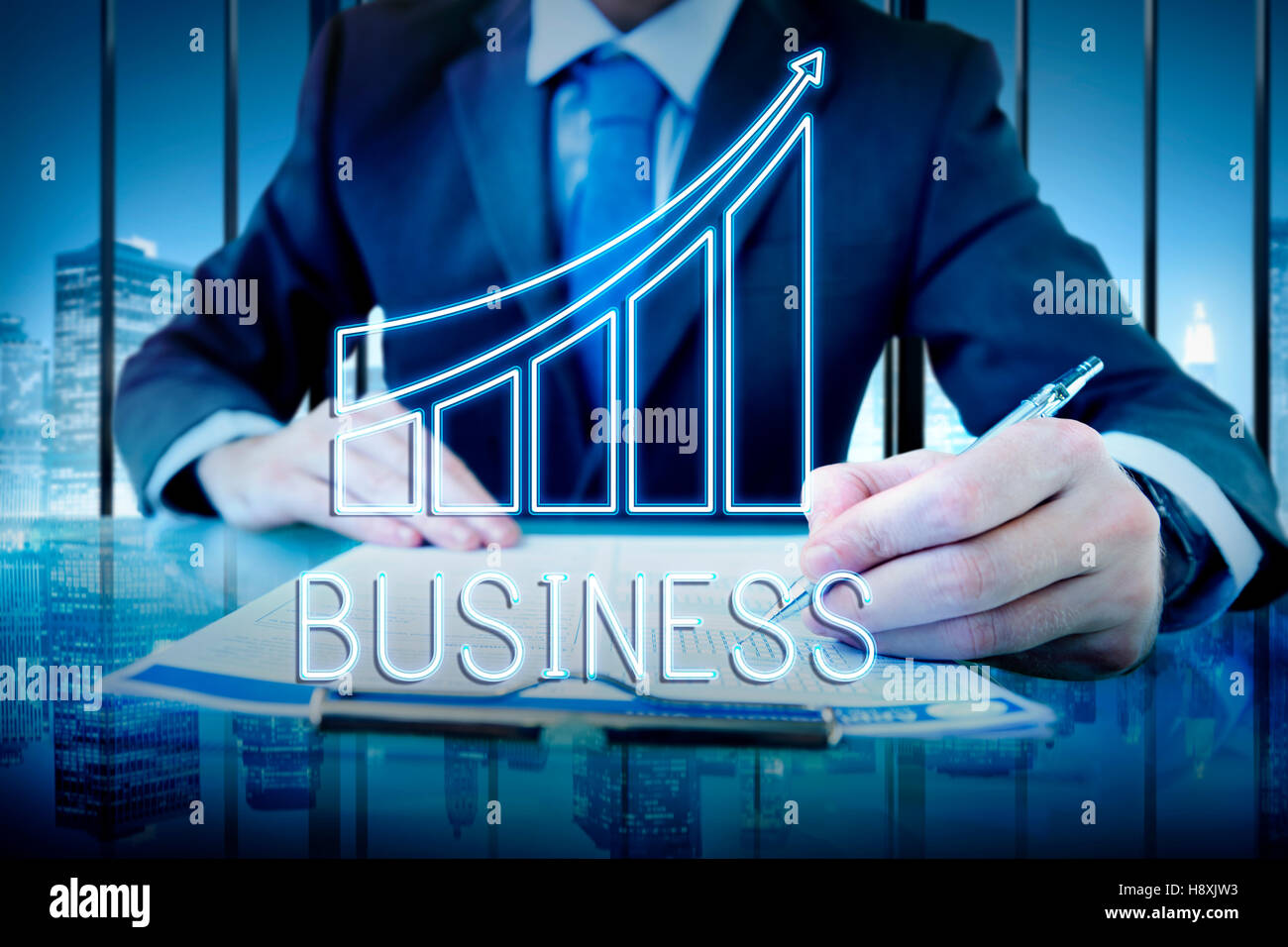 Commerciali opportunità aziendali concetto Foto Stock
