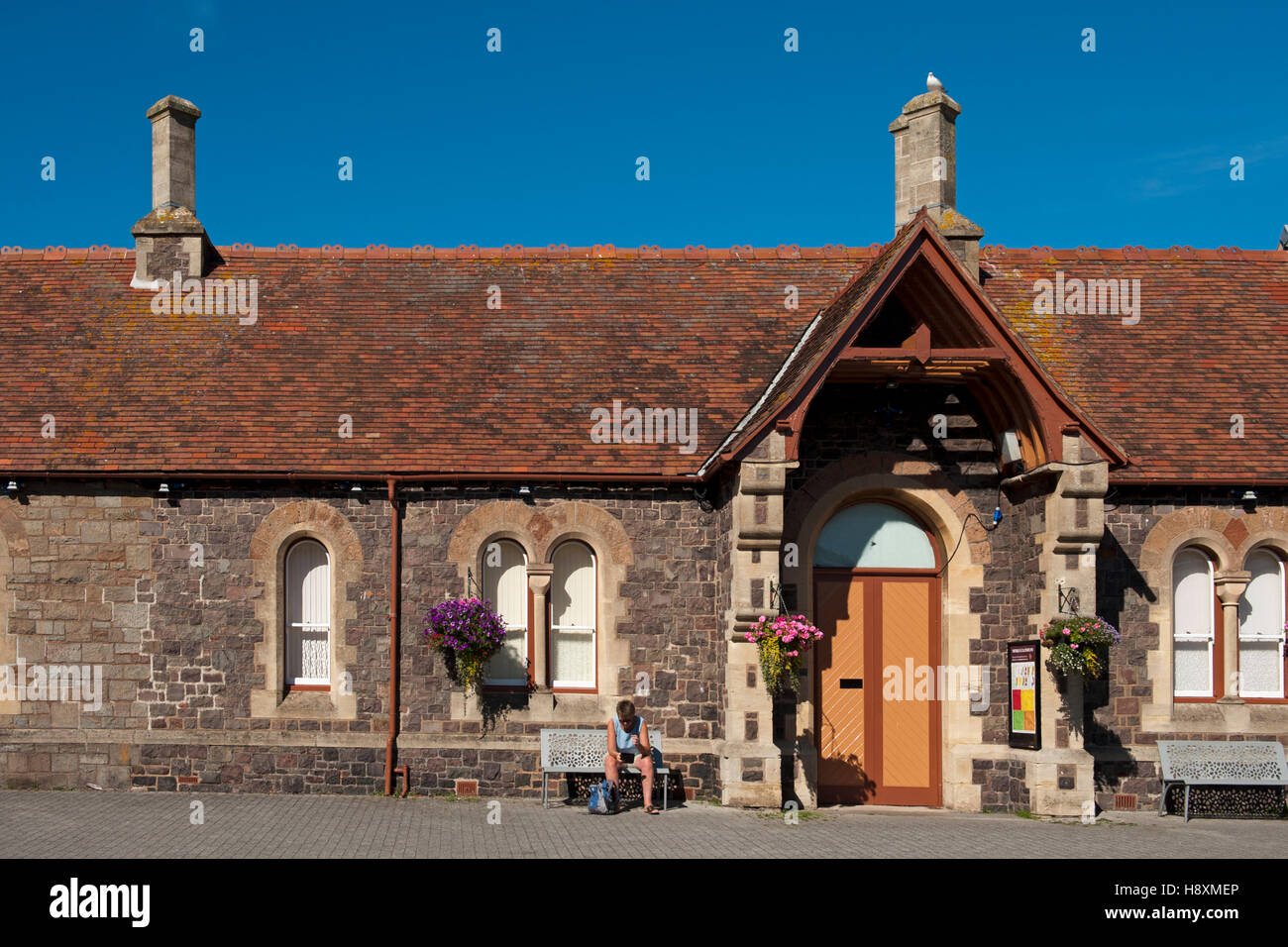 Minehead stazione ferroviaria, capolinea della West Somerset Railway, REGNO UNITO Foto Stock