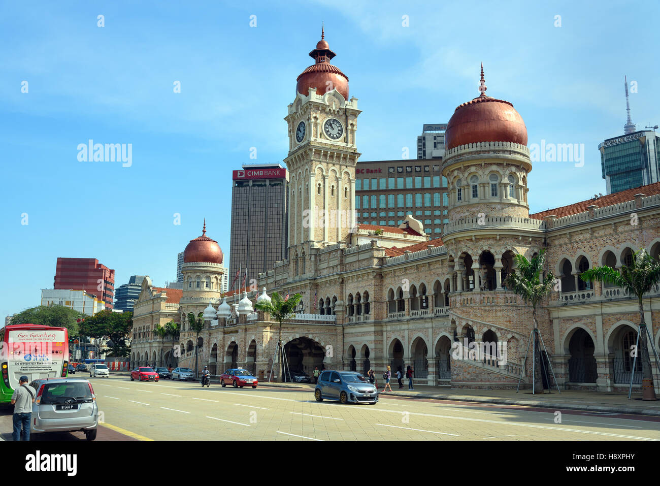 Palazzo Sultano Abdul Samad in Merdeka Square. È stato costruito nel 1897. Kuala Lumpur in Malesia Foto Stock