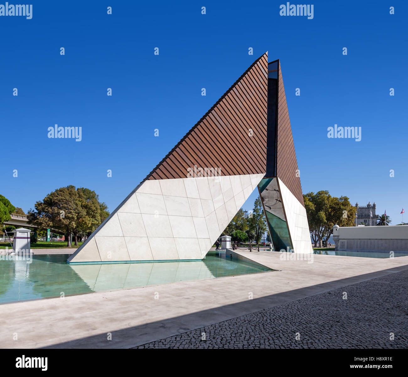 Monumento aos Combatentes do Ultramar. Monumento costruito per ricordare il portoghese caduti militari in Africa guerra coloniale. Foto Stock