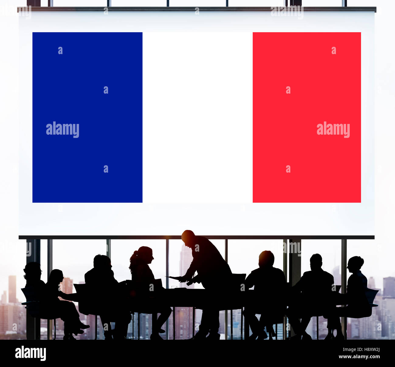 Paese Francia Nazionalità di bandiera cultura concetto Liberty Foto Stock