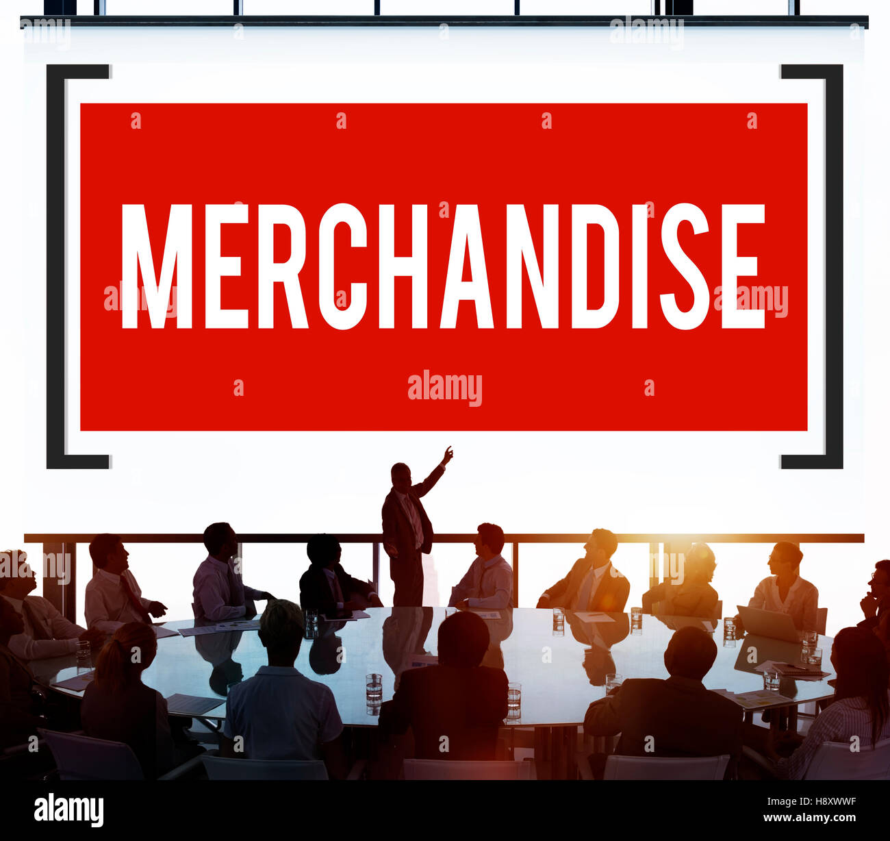 Prodotto di merchandising Marketing concetto ConsumerSell Foto Stock