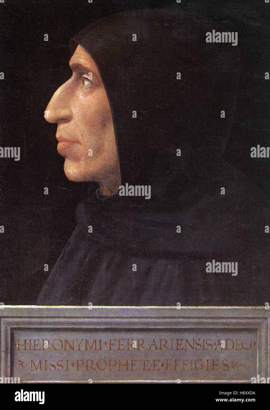 Fra Bartolommeo - Ritratto di Girolamo Savonarola Foto Stock