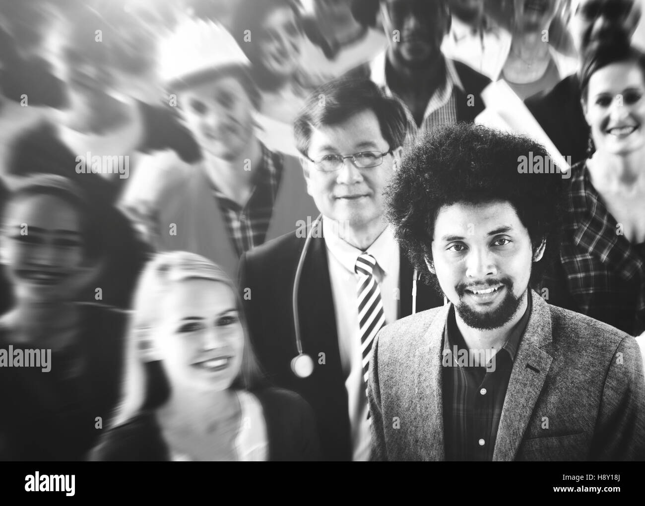 Diverse persone amici TogetheressTeam nozione comunitaria Foto Stock