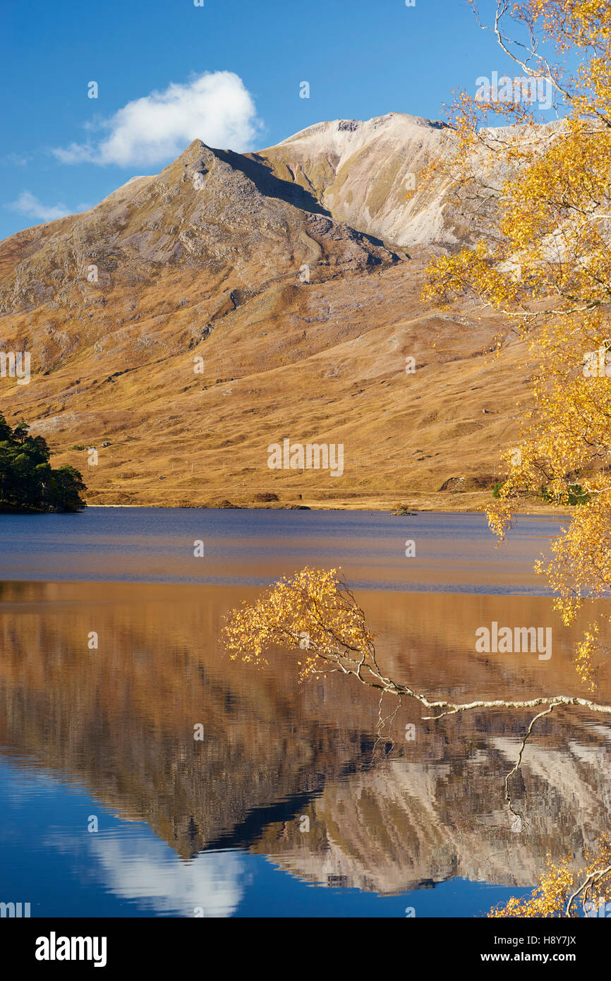 Beinn Eighe e Loch Clair, Torridon, Wester Ross, Highland, Scozia Foto Stock